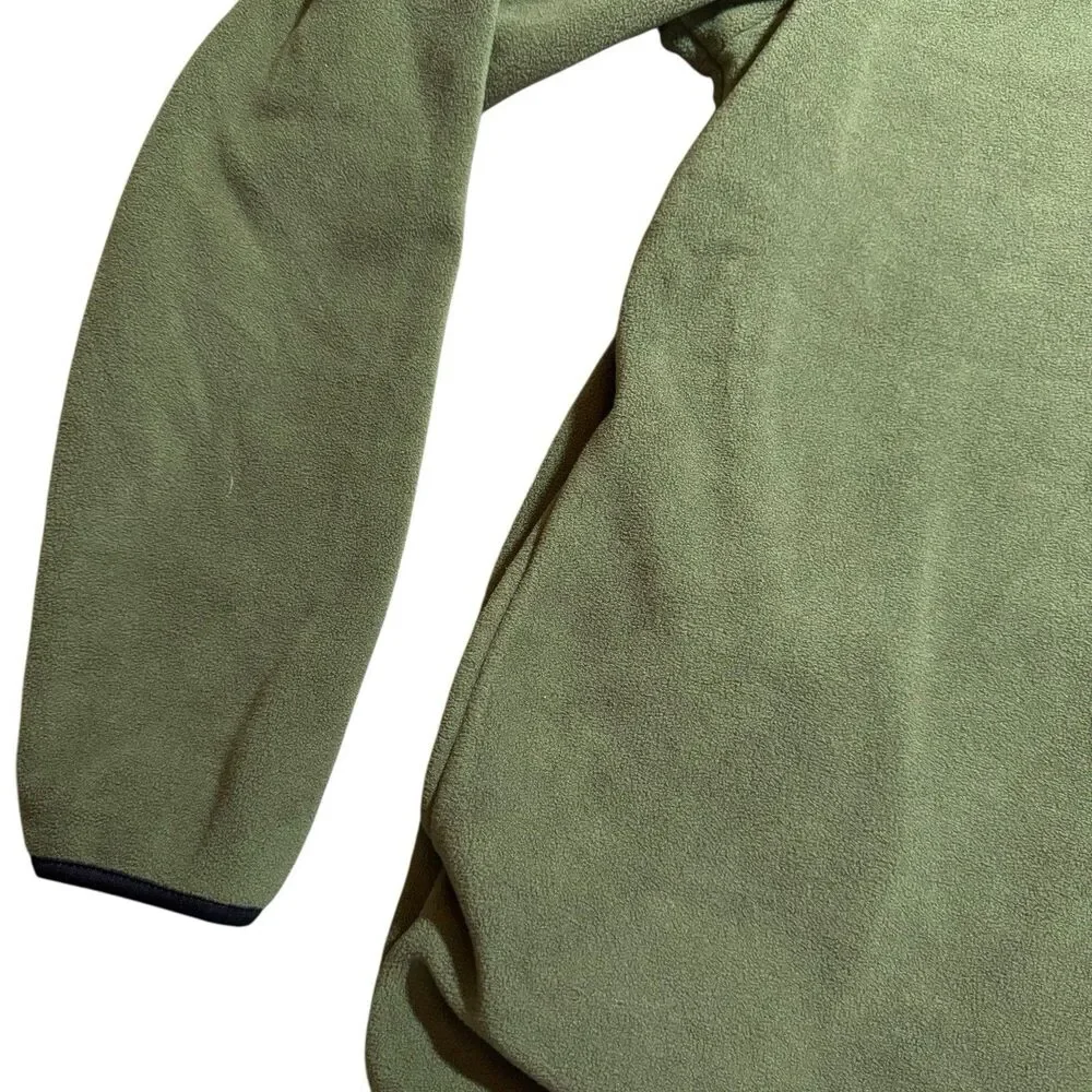 Mens Great Northwest Green Waffle Quarter Zip Pullover Size‎ Small